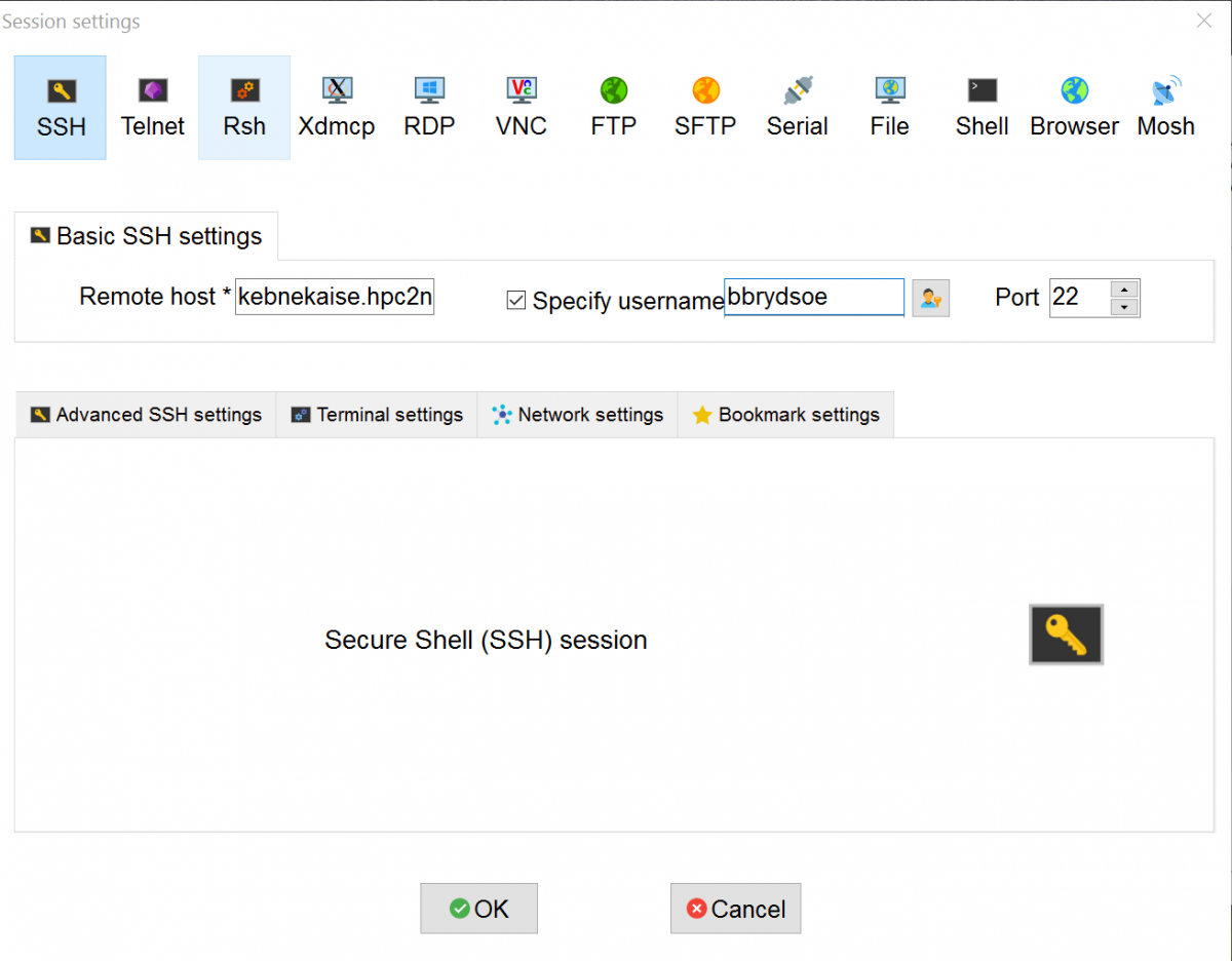 mobaxterm-ssh