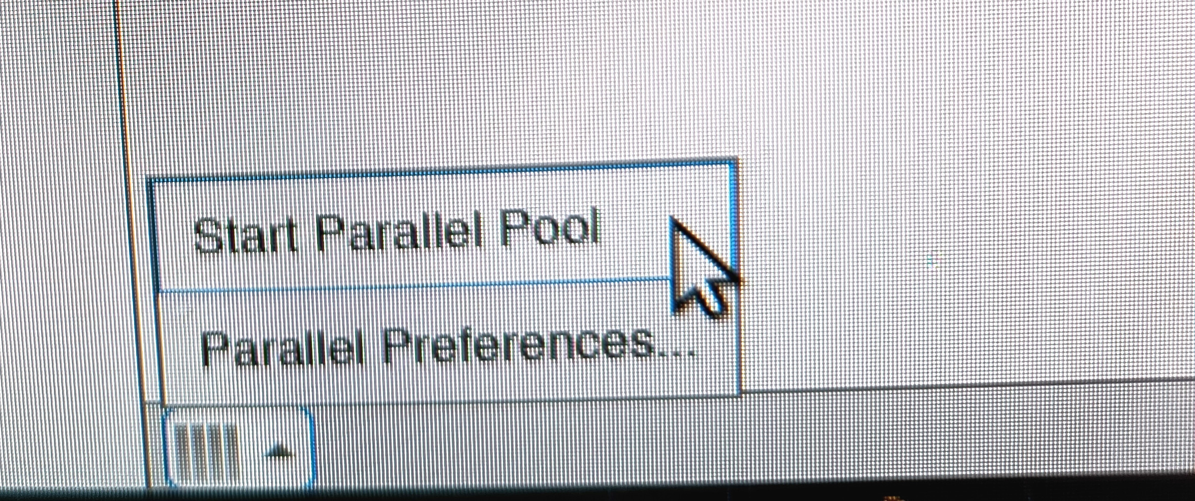 Parallel pool start
